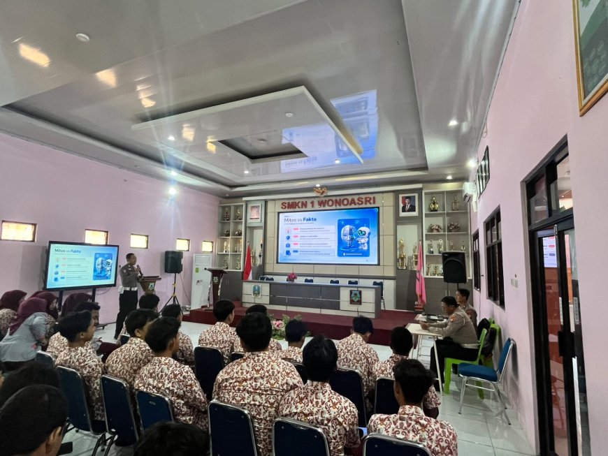 Polres Madiun Edukasi Pelajar tentang Pemanfaatan Artificial Intelligence